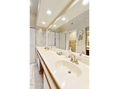 Pristine 2BR, 2BA expanded Cortez model in the active adult on Sun Lakes Country Club in Arizona - for sale on GolfHomes.com, golf home, golf lot