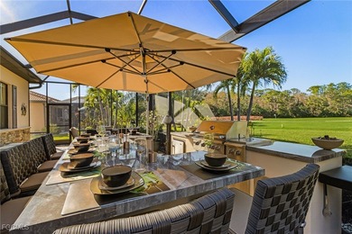 An entertainers dream home situated on a 1/3 acre lot with views on Pelican Preserve Golf Club in Florida - for sale on GolfHomes.com, golf home, golf lot