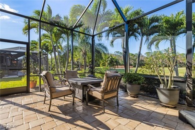 An entertainers dream home situated on a 1/3 acre lot with views on Pelican Preserve Golf Club in Florida - for sale on GolfHomes.com, golf home, golf lot