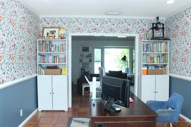 Experience Waterfront Living with this 5-bed, 4-bath Pool Home on Jacaranda Golf Club in Florida - for sale on GolfHomes.com, golf home, golf lot