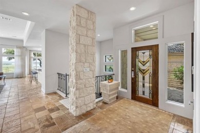 Take in the panoramic views of Lake Travis from your peninsula on Palmer Lakeside At Barton Creek in Texas - for sale on GolfHomes.com, golf home, golf lot