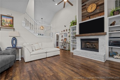 Discover this stunning home on a lakefront lot in the on Woodlake Country Club in North Carolina - for sale on GolfHomes.com, golf home, golf lot