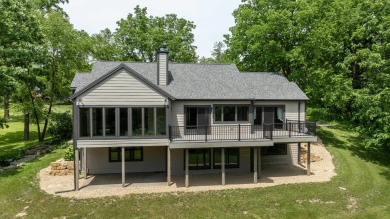 Stunning 4 bed, 3.5 bath Galena Territory contemporary retreat on Eagle Ridge Inn and Resort in Illinois - for sale on GolfHomes.com, golf home, golf lot