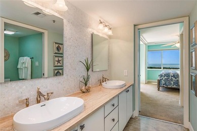 Imagine living amidst the colors of the sea in this on Club at Pelican Bay Golf Course in Florida - for sale on GolfHomes.com, golf home, golf lot