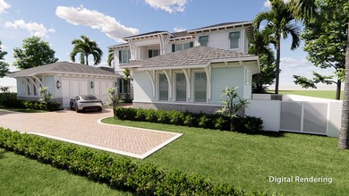 This stunning waterfront British West Indies-style home offers 5 on Jonathans Landing Golf Club in Florida - for sale on GolfHomes.com, golf home, golf lot