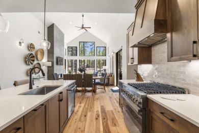 Discover this fully-furnished 4-bedroom mountain retreat in on Sunriver Caldera Springs Golf Course in Oregon - for sale on GolfHomes.com, golf home, golf lot