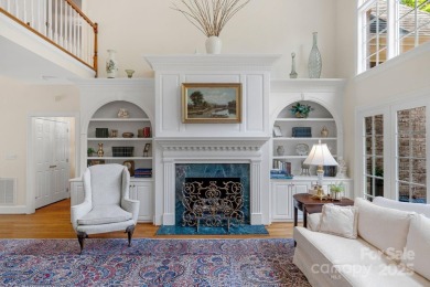 Stunning full-brick estate overlooking Ballantyne Country Club's on Ballantyne Resort and Country Club in North Carolina - for sale on GolfHomes.com, golf home, golf lot