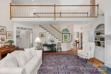 Stunning full-brick estate overlooking Ballantyne Country Club's on Ballantyne Resort and Country Club in North Carolina - for sale on GolfHomes.com, golf home, golf lot