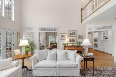 Stunning full-brick estate overlooking Ballantyne Country Club's on Ballantyne Resort and Country Club in North Carolina - for sale on GolfHomes.com, golf home, golf lot