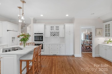 Stunning full-brick estate overlooking Ballantyne Country Club's on Ballantyne Resort and Country Club in North Carolina - for sale on GolfHomes.com, golf home, golf lot