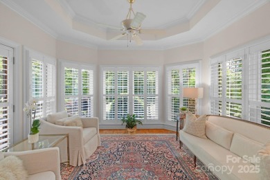 Stunning full-brick estate overlooking Ballantyne Country Club's on Ballantyne Resort and Country Club in North Carolina - for sale on GolfHomes.com, golf home, golf lot