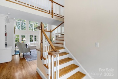 Stunning full-brick estate overlooking Ballantyne Country Club's on Ballantyne Resort and Country Club in North Carolina - for sale on GolfHomes.com, golf home, golf lot