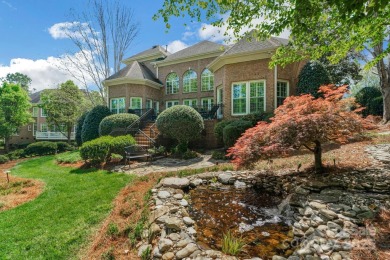 Stunning full-brick estate overlooking Ballantyne Country Club's on Ballantyne Resort and Country Club in North Carolina - for sale on GolfHomes.com, golf home, golf lot