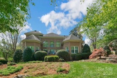 Stunning full-brick estate overlooking Ballantyne Country Club's on Ballantyne Resort and Country Club in North Carolina - for sale on GolfHomes.com, golf home, golf lot