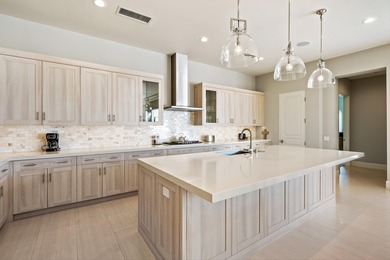 Experience elevated desert living with panoramic mountain views on PGA West Private Golf Courses in California - for sale on GolfHomes.com, golf home, golf lot