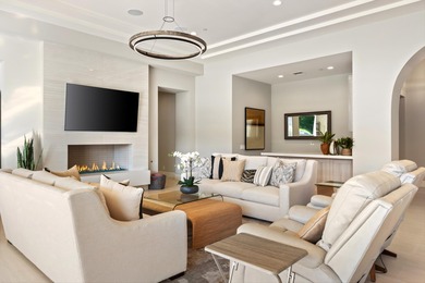 Experience elevated desert living with panoramic mountain views on PGA West Private Golf Courses in California - for sale on GolfHomes.com, golf home, golf lot