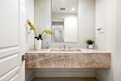 Experience elevated desert living with panoramic mountain views on PGA West Private Golf Courses in California - for sale on GolfHomes.com, golf home, golf lot