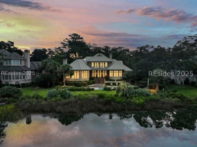 Discover luxury, views, and timeless Sea Pines living in this on Harbour Town Golf Links in South Carolina - for sale on GolfHomes.com, golf home, golf lot