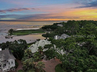Discover luxury, views, and timeless Sea Pines living in this on Harbour Town Golf Links in South Carolina - for sale on GolfHomes.com, golf home, golf lot