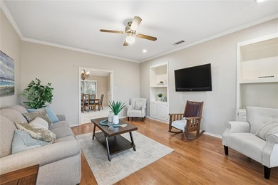 Exceptional gated and private, this move-in-ready golf-course on Ridglea Country Club in Texas - for sale on GolfHomes.com, golf home, golf lot