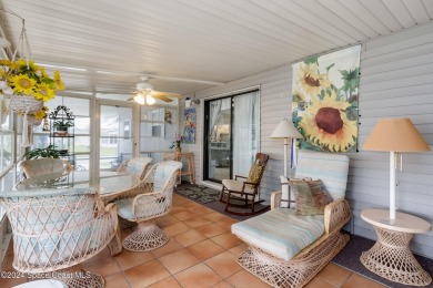 Welcome to this charming 2-bedroom, 2-bathroom manufactured home on Barefoot Bay Golf Course in Florida - for sale on GolfHomes.com, golf home, golf lot