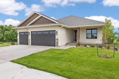 Beautiful Hodge Construction built ranch style home overlooking on Saddleback Ridge Golf Course in Iowa - for sale on GolfHomes.com, golf home, golf lot