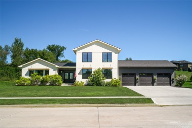 Custom designed 1.5 story contemporary is nestled in Estates on on Echo Valley Country Club in Iowa - for sale on GolfHomes.com, golf home, golf lot