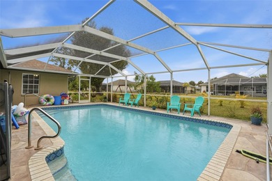 Welcome to this beautiful 3-bedroom, 2-bath, 2-car garage pool on Deep Creek Golf Club in Florida - for sale on GolfHomes.com, golf home, golf lot