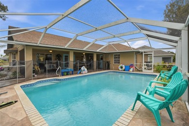 Welcome to this beautiful 3-bedroom, 2-bath, 2-car garage pool on Deep Creek Golf Club in Florida - for sale on GolfHomes.com, golf home, golf lot