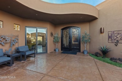Located on prestigious Chaco Trail, this gorgeous and elegantly on Entrada at Snow Canyon in Utah - for sale on GolfHomes.com, golf home, golf lot