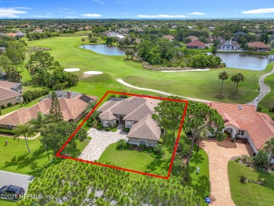 Immaculate concrete block home with high and coffered ceilings on Marsh Creek Country Club in Florida - for sale on GolfHomes.com, golf home, golf lot