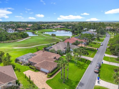 Immaculate concrete block home with high and coffered ceilings on Marsh Creek Country Club in Florida - for sale on GolfHomes.com, golf home, golf lot