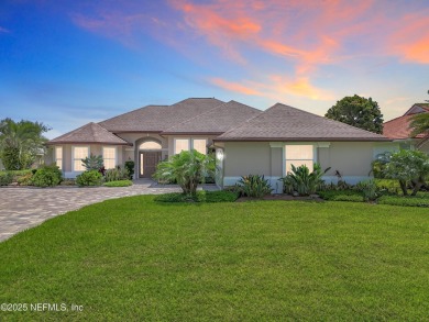 Immaculate concrete block home with high and coffered ceilings on Marsh Creek Country Club in Florida - for sale on GolfHomes.com, golf home, golf lot