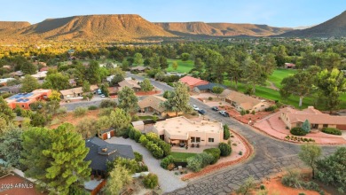 Experience the best of Sedona living in this Southwest-style on Oakcreek Country Club in Arizona - for sale on GolfHomes.com, golf home, golf lot