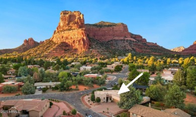 Experience the best of Sedona living in this Southwest-style on Oakcreek Country Club in Arizona - for sale on GolfHomes.com, golf home, golf lot