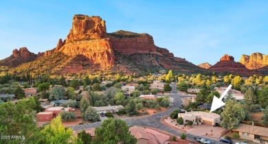 Experience the best of Sedona living in this Southwest-style on Oakcreek Country Club in Arizona - for sale on GolfHomes.com, golf home, golf lot