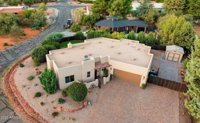 Experience the best of Sedona living in this Southwest-style on Oakcreek Country Club in Arizona - for sale on GolfHomes.com, golf home, golf lot