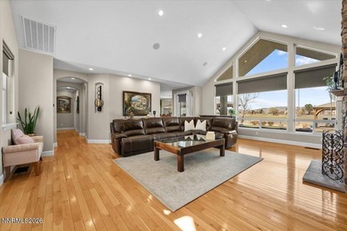 Perfectly positioned along the 16th hole of the prestigious Red on  in Nevada - for sale on GolfHomes.com, golf home, golf lot