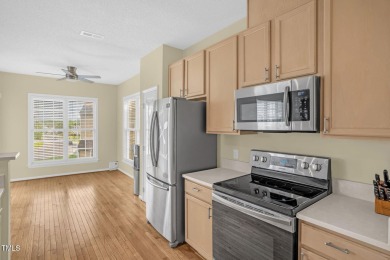 This beautifully updated home features a spacious living area on Hedingham Golf and Athletic Club in North Carolina - for sale on GolfHomes.com, golf home, golf lot