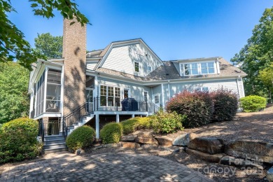 Experience lakefront living at its finest in this stunning on Old North State Club at Uwharrie Point Golf community in North Carolina - for sale on GolfHomes.com, golf home, golf lot