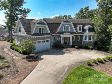Experience lakefront living at its finest in this stunning on Old North State Club at Uwharrie Point Golf community in North Carolina - for sale on GolfHomes.com, golf home, golf lot