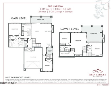 Red Ledges has partnered with Hillwood Homes to create their on Red Ledges Golf Club in Utah - for sale on GolfHomes.com, golf home, golf lot