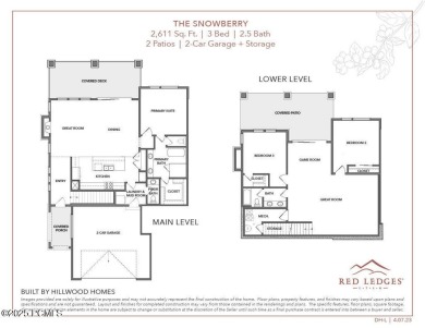 Red Ledges has partnered with Hillwood Homes to create their on Red Ledges Golf Club in Utah - for sale on GolfHomes.com, golf home, golf lot