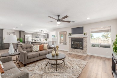 STUNNING REMODEL featuring RAISED CEILINGS, luxury wood-look on Sun Lakes Country Club in Arizona - for sale on GolfHomes.com, golf home, golf lot