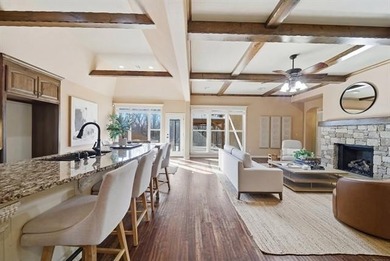 Stunning home backing to a private wooded preserve with on White Hawk Golf Club in Oklahoma - for sale on GolfHomes.com, golf home, golf lot