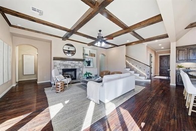 Stunning home backing to a private wooded preserve with on White Hawk Golf Club in Oklahoma - for sale on GolfHomes.com, golf home, golf lot