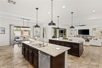 INCREDIBLE SINGLE STORY SECURED BEHIND DOUBLE GATES IS SOUTHERN on Southern Highlands Golf Club in Nevada - for sale on GolfHomes.com, golf home, golf lot