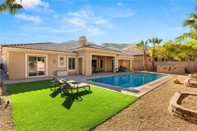 INCREDIBLE SINGLE STORY SECURED BEHIND DOUBLE GATES IS SOUTHERN on Southern Highlands Golf Club in Nevada - for sale on GolfHomes.com, golf home, golf lot