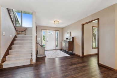 This stunning 4-bedroom, 2.5-bath home sits on a rare double lot on Hunters Ridge Golf Course in Iowa - for sale on GolfHomes.com, golf home, golf lot