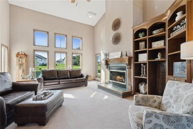 This stunning 4-bedroom, 2.5-bath home sits on a rare double lot on Hunters Ridge Golf Course in Iowa - for sale on GolfHomes.com, golf home, golf lot